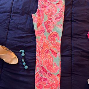 Lilly Pulitzer NWT Kelly Skinny Ankle Pant - New Women | Color: Pink | S…